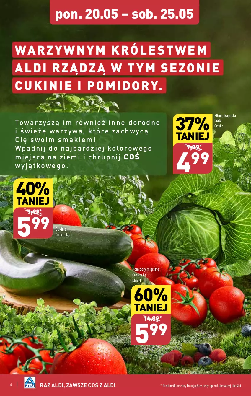 Gazetka promocyjna Aldi - Farmer ALDIK poleca świeże owoce i warzywa - ważna 20.05 do 25.05.2024 - strona 4 - produkty: Pomidory