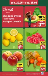 Gazetka promocyjna Aldi - Farmer ALDIK poleca świeże owoce i warzywa - Gazetka - ważna od 25.05 do 25.05.2024 - strona 3 - produkty: Warzywa, Cytryny, Maliny, Brzoskwinie, Owoce