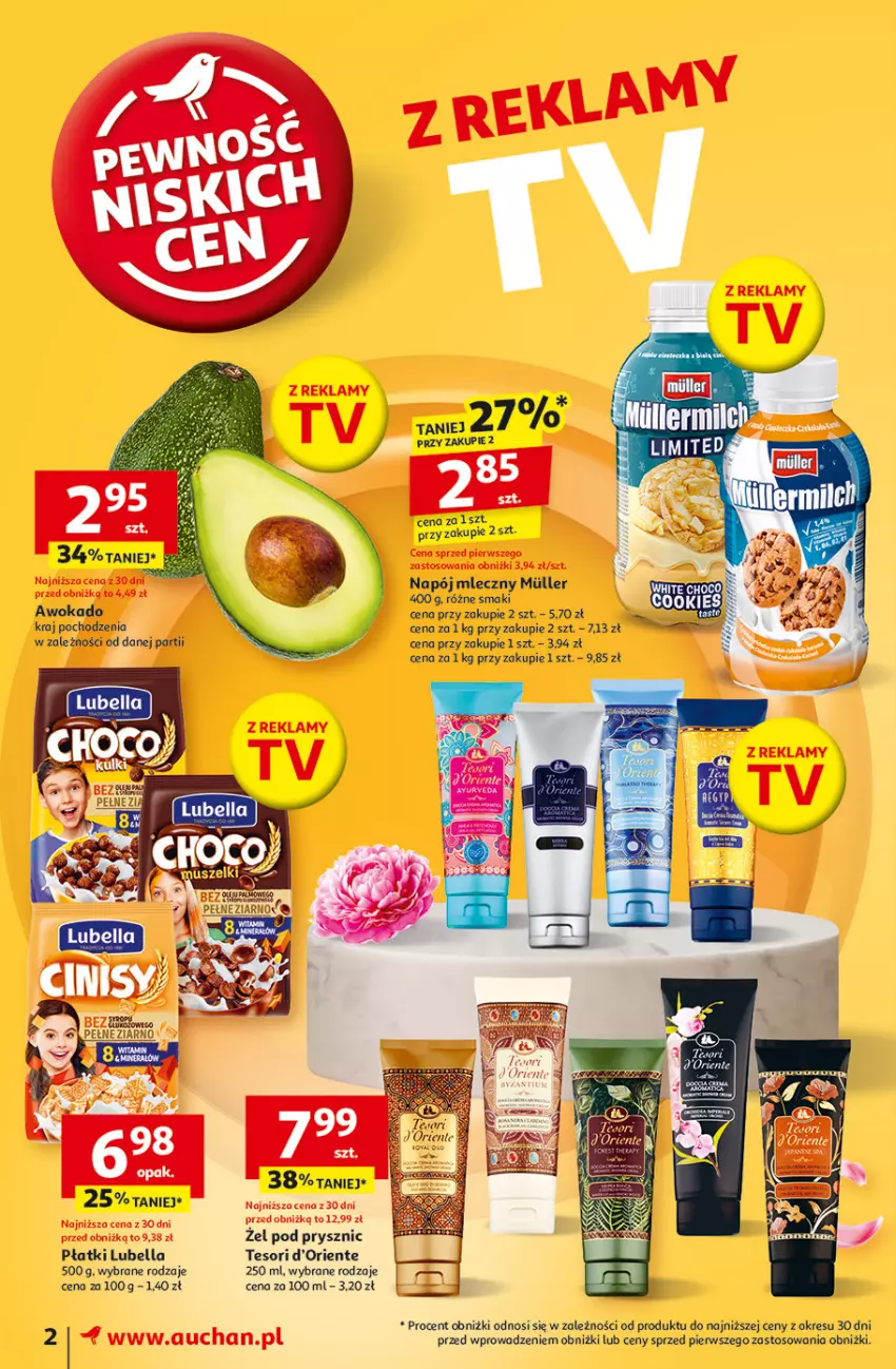 Gazetka promocyjna Auchan - Pewność Niskich Cen Moje - ważna 27.02 do 05.03.2025 - strona 2 - produkty: Bell, Bella, Lubella, Napój, Napój mleczny