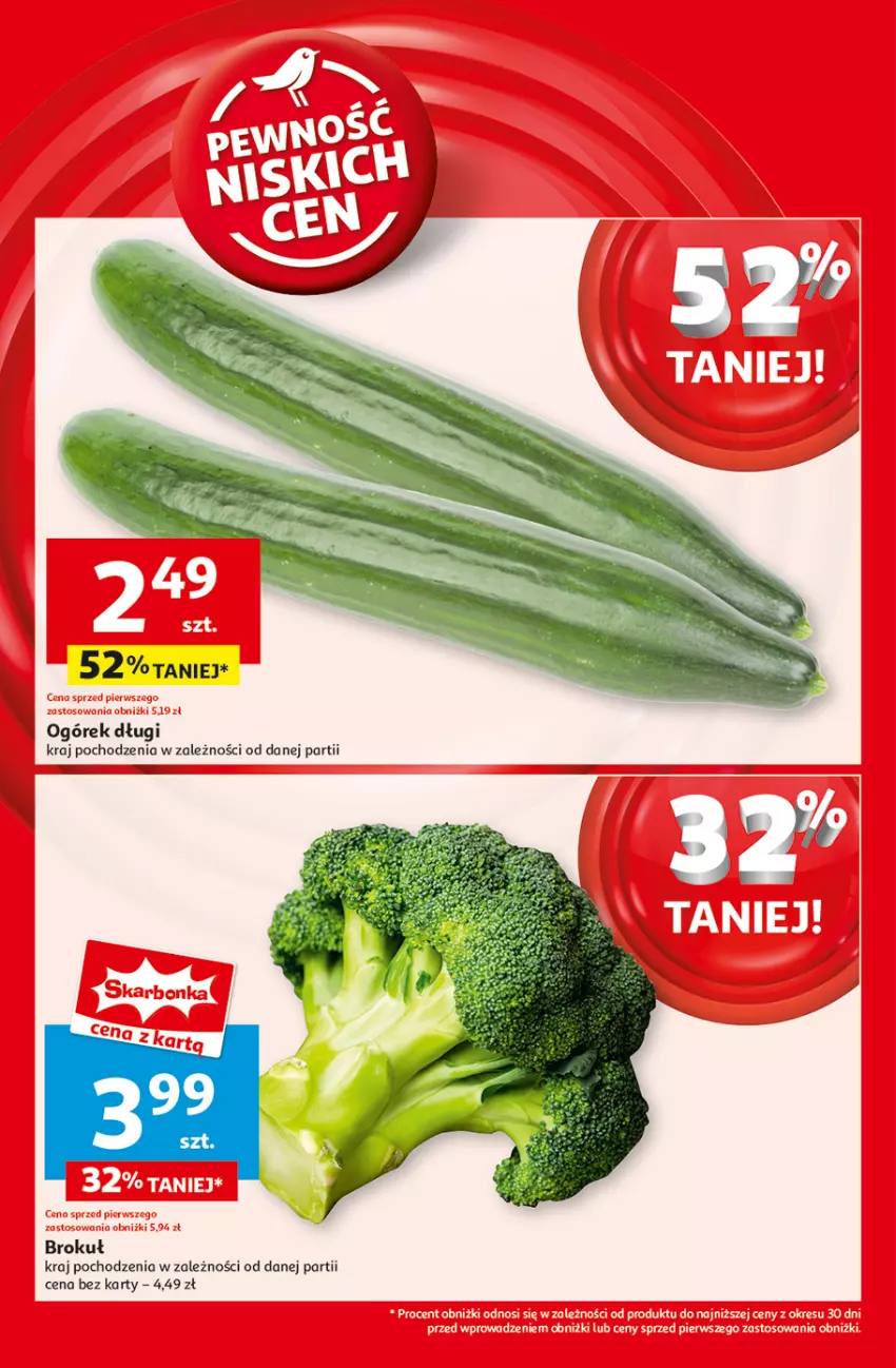 Gazetka promocyjna Auchan - Pewność Niskich Cen Moje - ważna 27.02 do 05.03.2025 - strona 4 - produkty: Ogórek