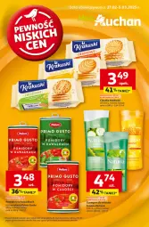 Gazetka promocyjna Auchan - Pewność Niskich Cen Moje - Gazetka - ważna od 05.03 do 05.03.2025 - strona 1 - produkty: Ciastka, Krakus, Kawa, Joanna, Krakuski