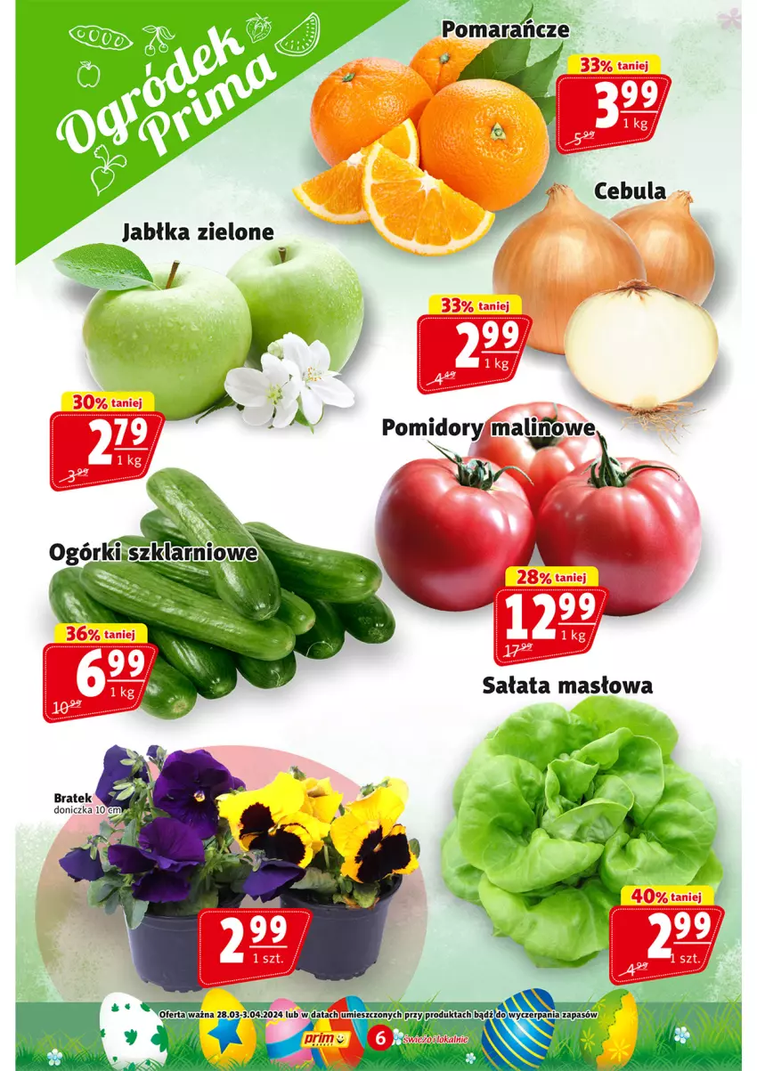 Gazetka promocyjna Prim Market - ważna 28.03 do 03.04.2024 - strona 6 - produkty: Jabłka