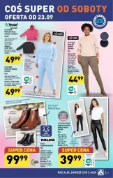 Gazetka promocyjna Aldi - Gazetka - ważna od 23.09 do 23.09.2023 - strona 27 - produkty: STP, Por, Gin, Sztyblety, Dres, Moda, Spodnie, Bluza, Fa