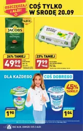 Gazetka promocyjna Aldi - Gazetka - ważna od 23.09 do 23.09.2023 - strona 8 - produkty: Kawa ziarnista, Jaja, Kawa, Jacobs, Jaja z wolnego wybiegu