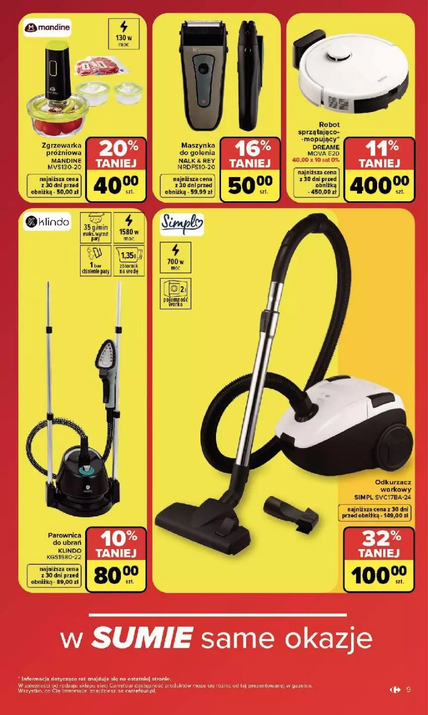 Gazetka promocyjna Carrefour - Gazetka Carrefour WYPRZEDAŻ NA MAXA - ważna 22.06 do 04.07.2026 - strona 10 - produkty: Odkurzacz, Tran
