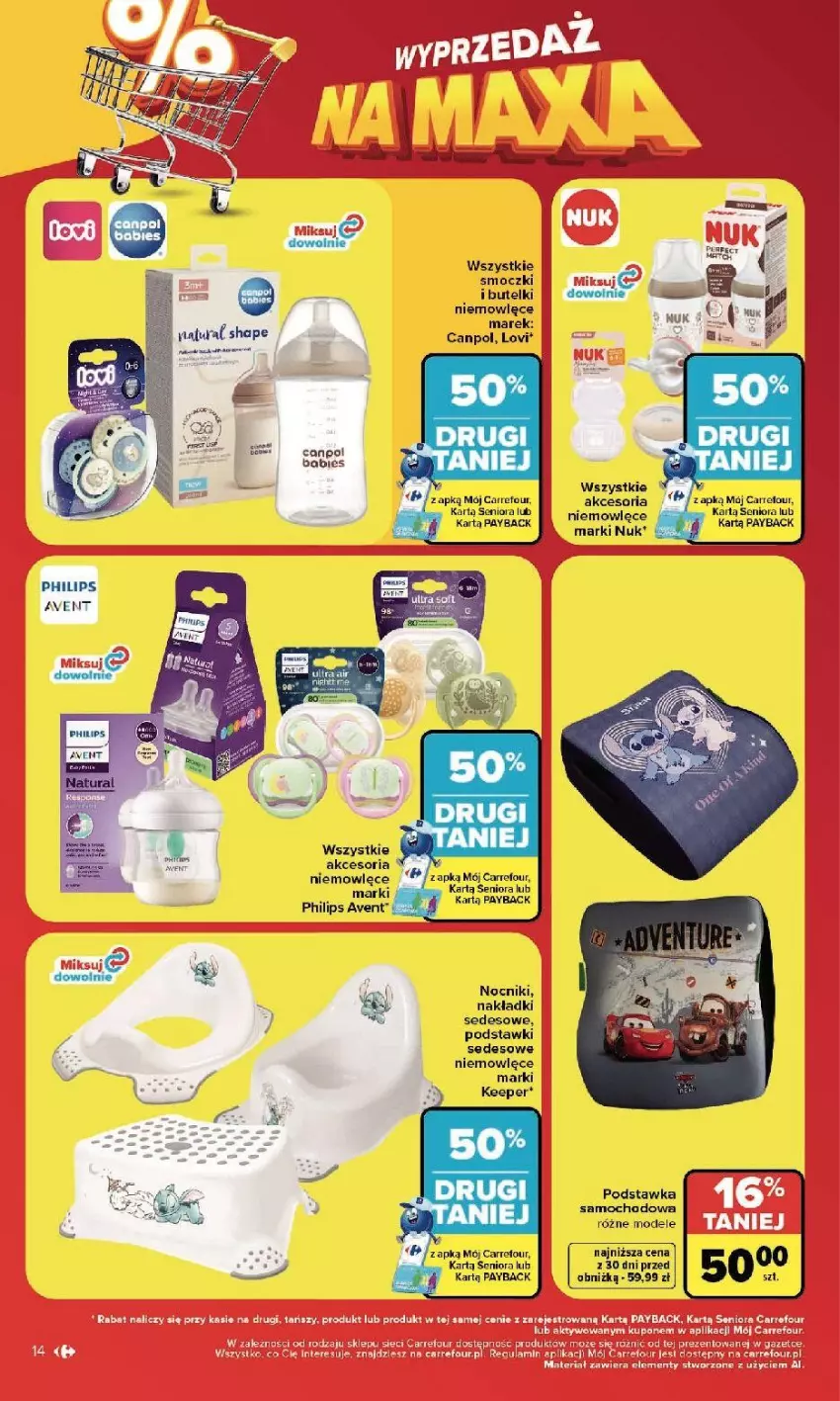 Gazetka promocyjna Carrefour - Gazetka Carrefour WYPRZEDAŻ NA MAXA - ważna 22.06 do 04.07.2026 - strona 15 - produkty: Avent, Canpol, Fa, LG, Nocnik, Philips