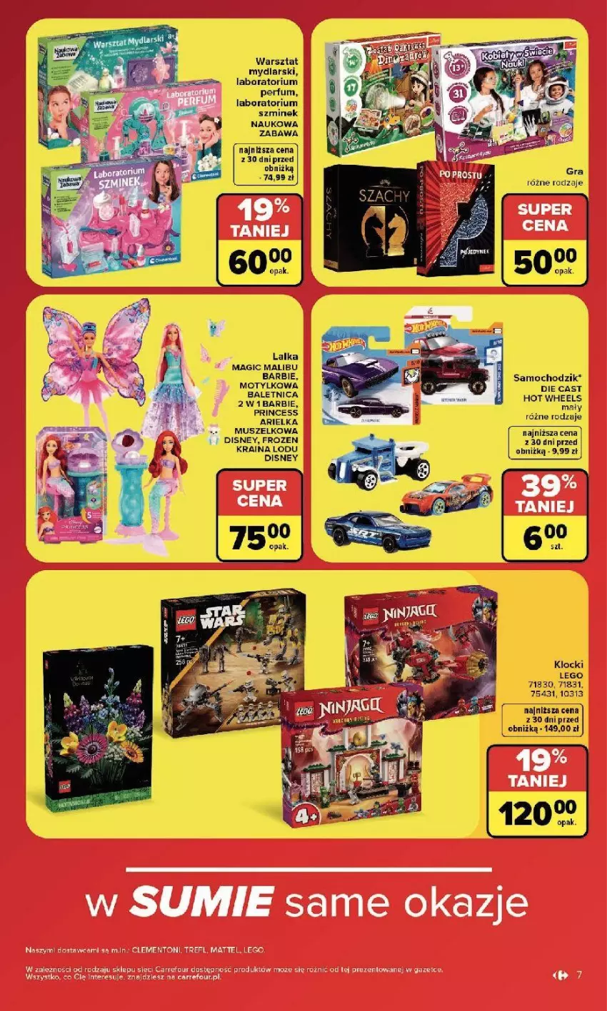 Gazetka promocyjna Carrefour - Gazetka Carrefour WYPRZEDAŻ NA MAXA - ważna 22.06 do 04.07.2026 - strona 8 - produkty: LEGO, Mattel