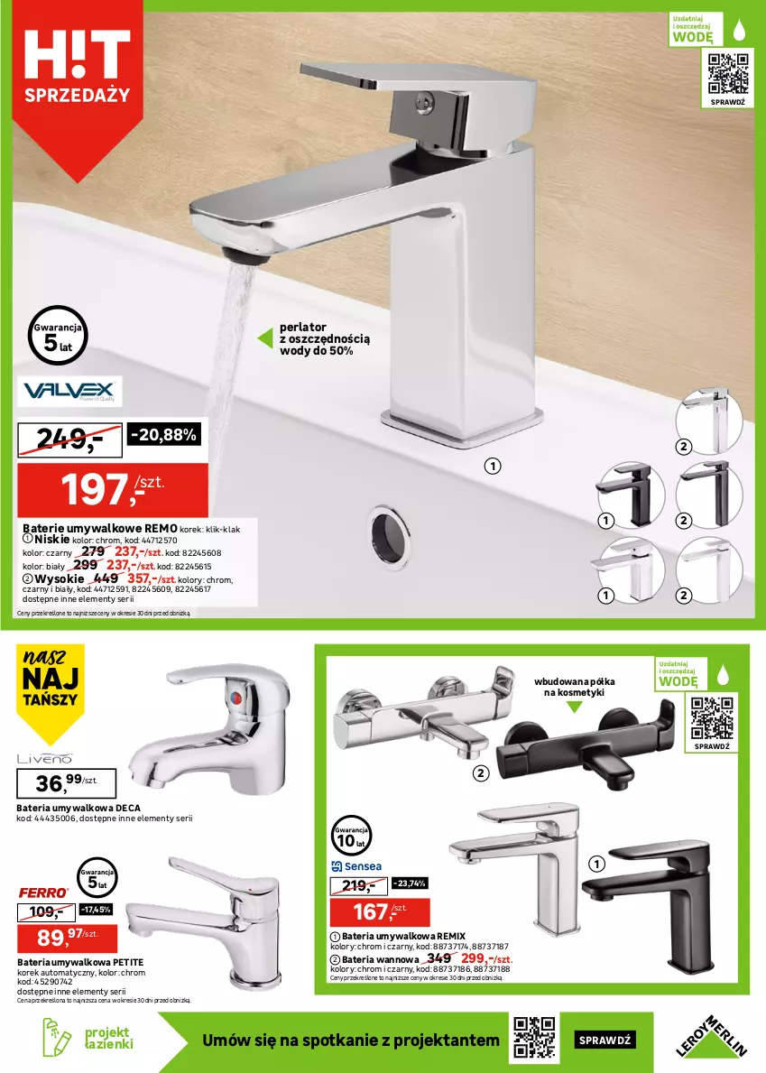 Gazetka promocyjna Leroy Merlin - Gazetka Leroy Merlin - ważna 22.01 do 11.02.2025 - strona 3 - produkty: Bateria, Bateria umywalkowa, Bateria wannowa, Dozownik, Dywan, Dywanik, Gra, Kubek, Lustro, Lustro w ramie, Mydelniczka, Półka, Pudełko, Ser, Słupek, Sok, Szafka, Szafka pod umywalkę, Szczotka, Umywalka