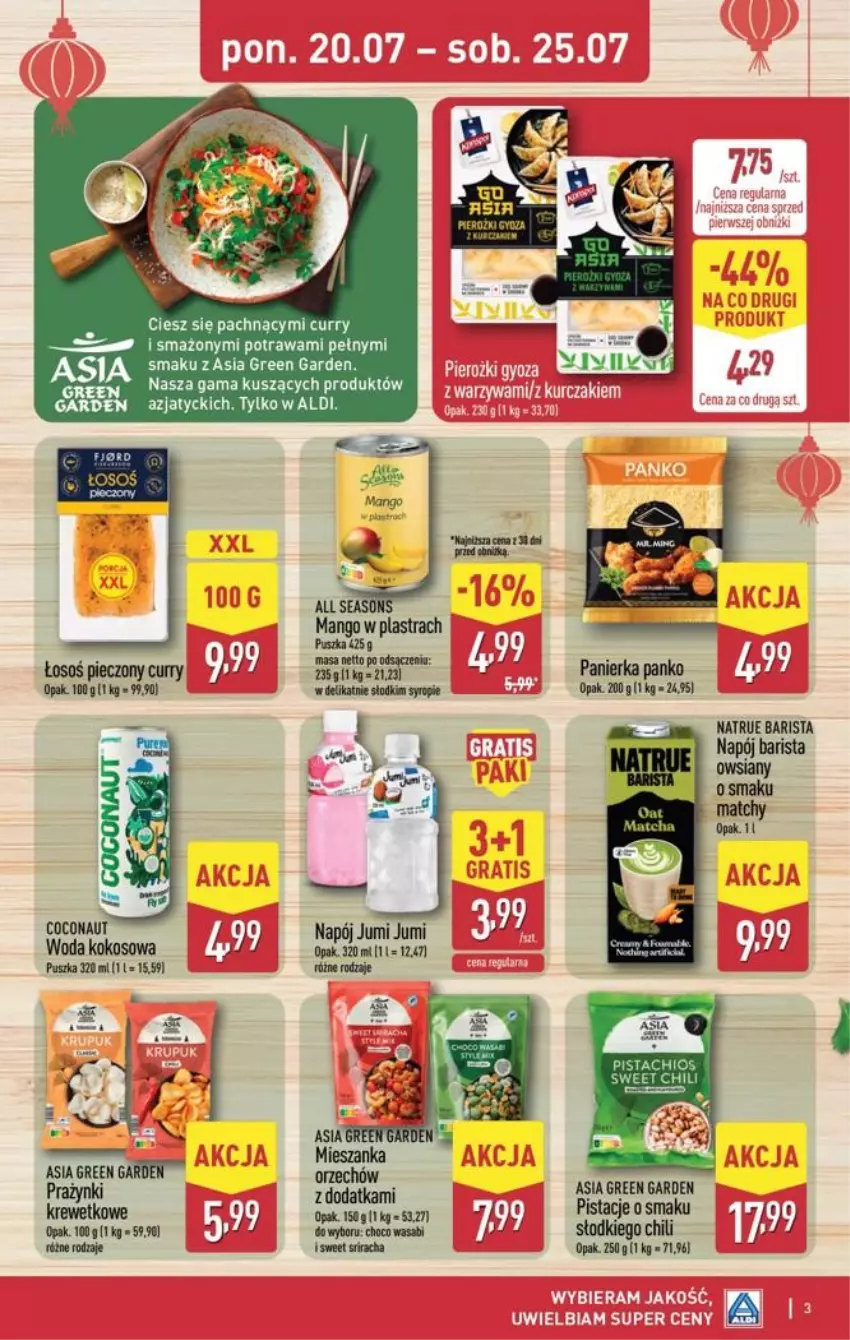Gazetka promocyjna Aldi - Smakowita podróż do Azji - ważna 20.07 do 25.07.2026 - strona 3 - produkty: Kokos, Napój, Piec, Syrop, Woda