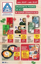 Gazetka promocyjna Aldi - Smakowita podróż do Azji - Gazetka - ważna od 25.07 do 25.07.2026 - strona 1 - produkty: Kurczak, Sajgonki, Sos, Smakowita, Mleczko, Kokos, Fa