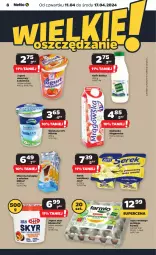 Gazetka promocyjna Netto - Od Czwartku - Gazetka - ważna od 17.04 do 17.04.2024 - strona 8 - produkty: Ser, BIC, Maślanka, Jogurt owocowy, Jaja, Jogurt, Mlekovita, Robico, Serek, Mleczna kanapka, Kefir, Jaja z wolnego wybiegu, Mleko, Fa