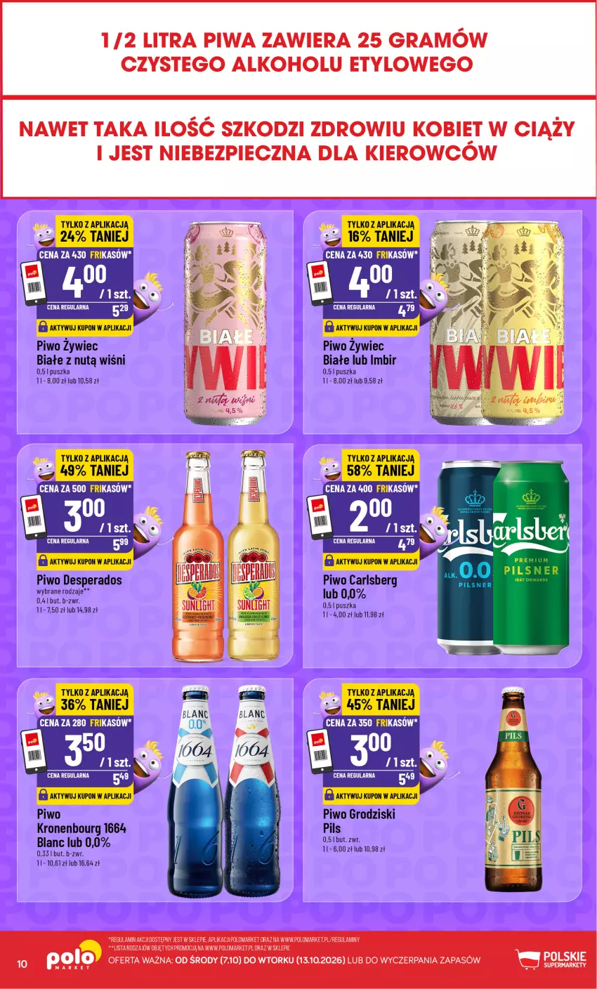 Gazetka promocyjna PoloMarket - Katalog Frikasów od 7.10 - ważna 07.10 do 13.10.2026 - strona 10 - produkty: Carlsberg, Desperados, Imbir, Piwo