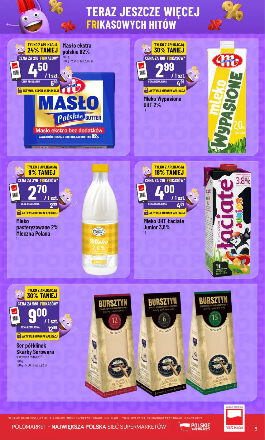 Gazetka promocyjna PoloMarket - Katalog Frikasów od 7.10 - ważna 07.10 do 13.10.2026 - strona 3 - produkty: LANA, Laur, Masło, Mleko, Ser
