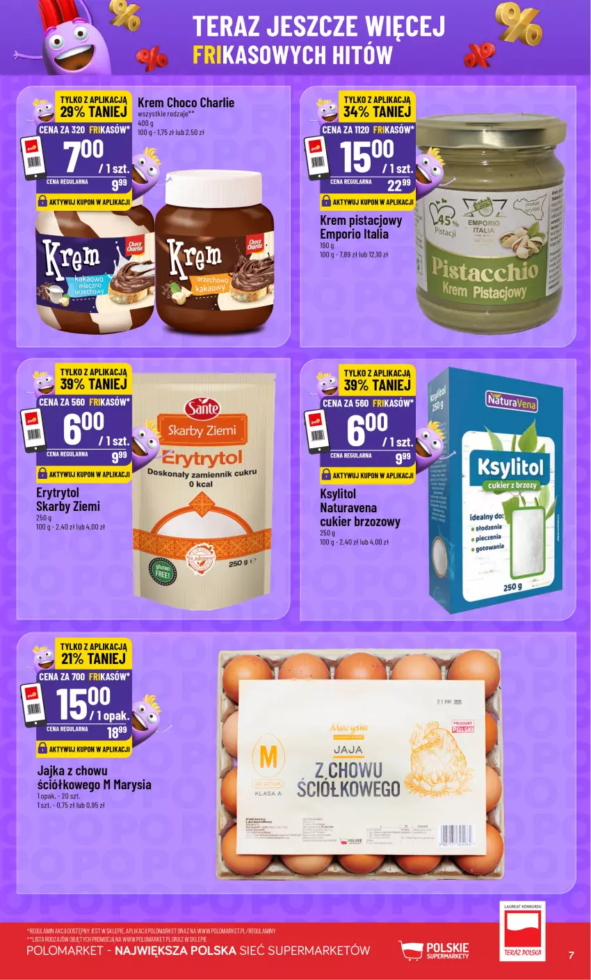 Gazetka promocyjna PoloMarket - Katalog Frikasów od 7.10 - ważna 07.10 do 13.10.2026 - strona 7 - produkty: Cukier, Jaja, Krem pistacjowy, Ksylitol, Laur, Por