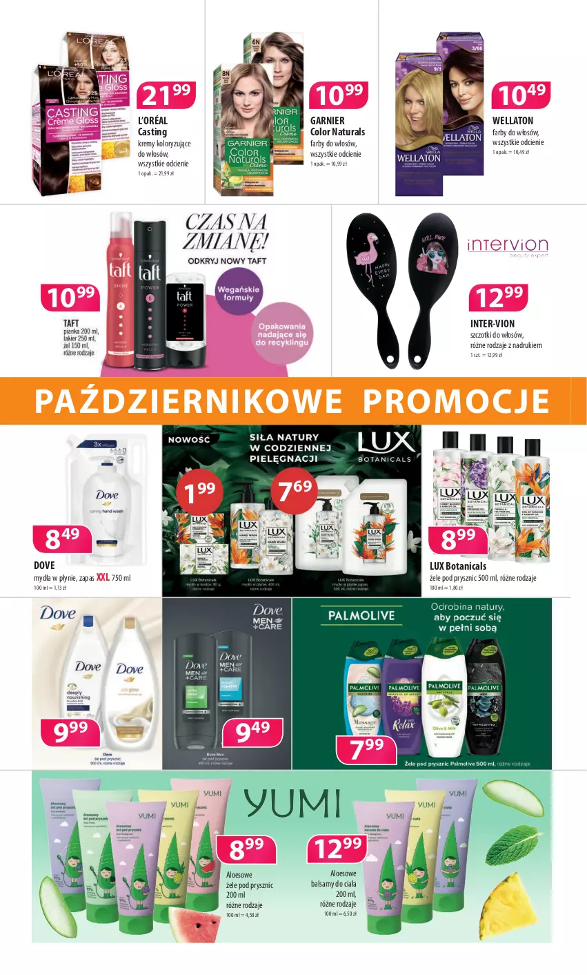Gazetka promocyjna Drogerie Polskie - Gazetka - ważna 08.10 do 31.10.2021 - strona 4 - produkty: Dove, Fa, Garnier, L’Oréal, Wella