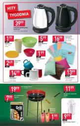 Gazetka promocyjna Stokrotka - Market - Gazetka - ważna od 19.05 do 19.05.2021 - strona 7 - produkty: Czajnik elektryczny, Bell, Czajnik, Szczotka, Poszewka, Zapalarka, Prześcieradło, Talerz, Wkład filtrujący, Kubek, Grill, Miska