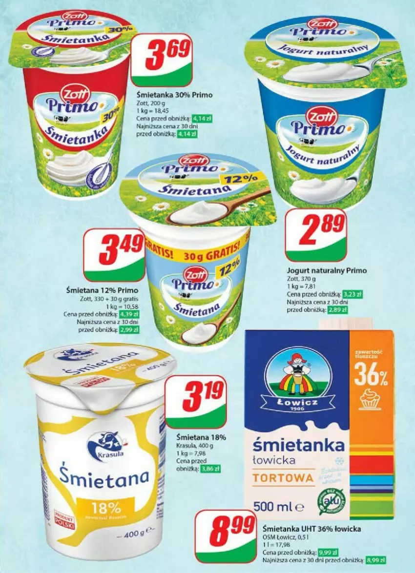 Gazetka promocyjna Dino - ważna 17.04 do 23.04.2024 - strona 29 - produkty: Jogurt, Jogurt naturalny, Zott