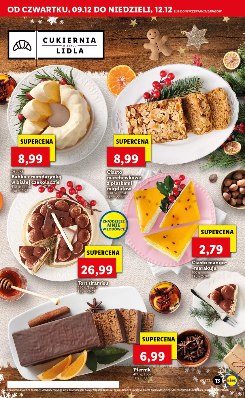 Gazetka promocyjna Lidl - GAZETKA OD 09.12 DO 12.12 - ważna 09.12 do 12.12.2021 - strona 13 - produkty: Cukier