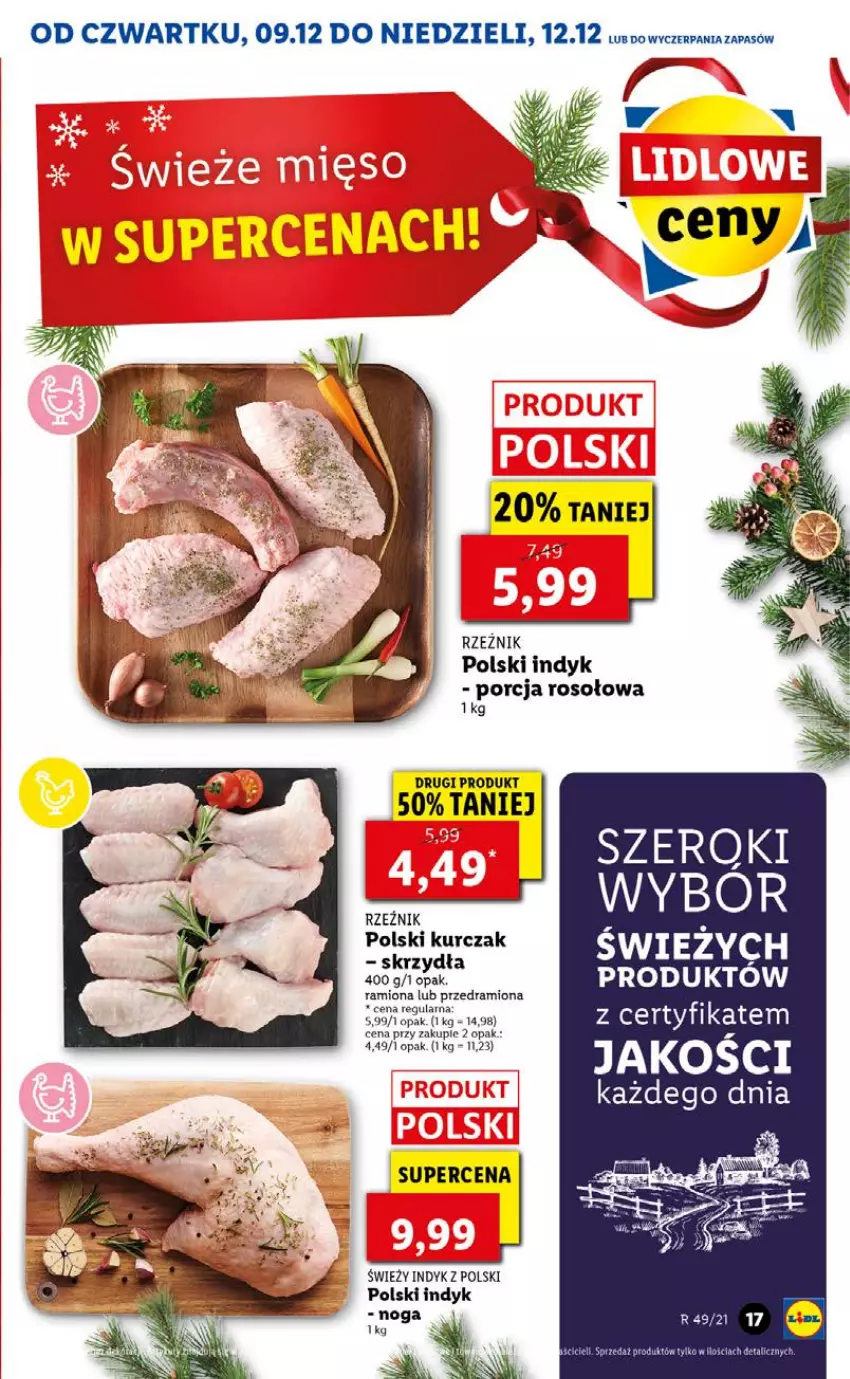 Gazetka promocyjna Lidl - GAZETKA OD 09.12 DO 12.12 - ważna 09.12 do 12.12.2021 - strona 17 - produkty: Kurczak, Por