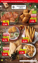 Gazetka promocyjna Lidl - GAZETKA OD 09.12 DO 12.12 - Gazetka - ważna od 12.12 do 12.12.2021 - strona 14 - produkty: Piec, Ser, Bagietka, Pieczarka, Bułka, Dynią, Szpinak, LG, Fa