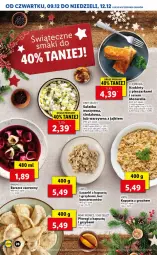 Gazetka promocyjna Lidl - GAZETKA OD 09.12 DO 12.12 - Gazetka - ważna od 12.12 do 12.12.2021 - strona 28 - produkty: Piec, Sałatka, Pierogi, Ser, Krokiety, Sony, Sałat, Babuni, Virtu, Pieczarka, Kapustą, Groch