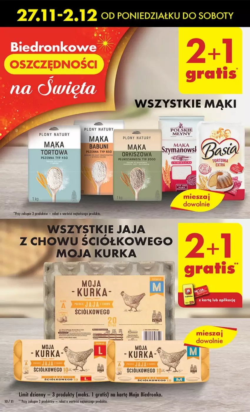 Gazetka promocyjna Biedronka - Okazje Tygodnia Mikołaj - ważna 30.11 do 06.12.2023 - strona 10 - produkty: Babuni, Jaja, Mąka, Mąka tortowa