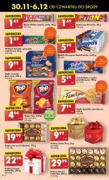 Gazetka promocyjna Biedronka - Okazje Tygodnia Mikołaj - Gazetka - ważna od 06.12 do 06.12.2023 - strona 50 - produkty: Kurczak, Piernik, Kit Kat, Top, Praliny, Lindor, Jeżyki, Chipsy, Wafelek, Raffaello, Wafle, Lion, Lack, Grześki, Ferrero, Baton, Knoppers, Brownie, Fa