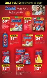 Gazetka promocyjna Biedronka - Okazje Tygodnia Mikołaj - Gazetka - ważna od 06.12 do 06.12.2023 - strona 61 - produkty: Sól, Somat gold, Tablet, Płyn nabłyszczający, Somat, Zmywarki