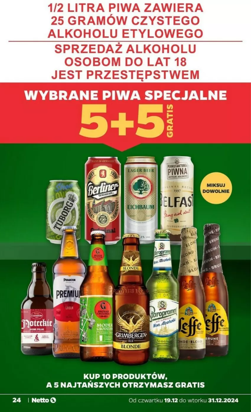 Gazetka promocyjna Netto - ważna 27.12 do 31.12.2024 - strona 17 - produkty: Gra, Piwa