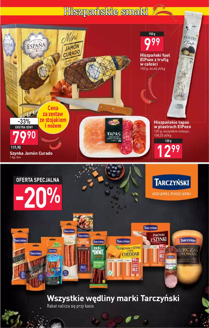 Gazetka promocyjna Stokrotka - Supermarket - ważna 09.12 do 15.12.2021 - strona 5 - produkty: Stojak, Szynka, Tarczyński