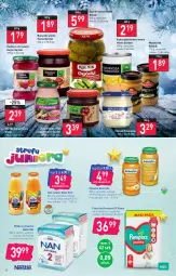 Gazetka promocyjna Stokrotka - Supermarket - Gazetka - ważna od 15.12 do 15.12.2021 - strona 16 - produkty: Chrzan, Buraczki, Sok, Ser, Mus, Mleko w proszku, Pampers, Ogórki konserwowe, Pieluchy, Kukurydza konserwowa, BoboVita, Rolnik, Wino, Nektar, Kukurydza, Musztarda, Mleko