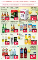 Gazetka promocyjna Stokrotka - Supermarket - Gazetka - ważna od 15.12 do 15.12.2021 - strona 18 - produkty: Piwa, Piwo, Sok, Gra, 7up, Napój energetyczny, Orzeszki, Kasztelan, Mirinda, Heineken, Pepsi, Fortuna, Schweppes, Popcorn, Lorenz, Felix, Woda, Napój, Captain Jack, Nektar, Grejpfrut, Hortex