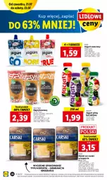 Gazetka promocyjna Lidl - GAZETKA - Gazetka - ważna od 23.07 do 23.07.2022 - strona 22 - produkty: Ser, Gra, Jogurt owocowy, Jogurt, Cars, Chia, Pilos, Cappuccino, Napój, Olej, Jogurt pitny