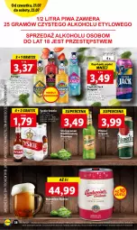 Gazetka promocyjna Lidl - GAZETKA - Gazetka - ważna od 23.07 do 23.07.2022 - strona 38 - produkty: Piwa, Ser, Gra, Tyskie, Pilsner Urquell, Captain Jack