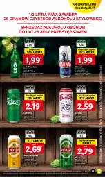 Gazetka promocyjna Lidl - GAZETKA - Gazetka - ważna od 23.07 do 23.07.2022 - strona 39 - produkty: Piwa, Gra, Perła, Carlsberg, Harnaś, Lech Premium
