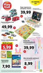 Gazetka promocyjna Lidl - GAZETKA - Gazetka - ważna od 08.04 do 08.04.2023 - strona 39 - produkty: Top, Koc, Telefon, Chodzik, Kolorowanka, Pojazd, Edam, Zegar, Miecz