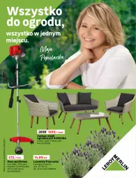 Gazetka promocyjna Leroy Merlin - Wszystko do ogrodu - Gazetka - ważna od 23.06 do 23.06.2021 - strona 1 - produkty: Stolik, Sofa, Kosz, Fotel, Fa
