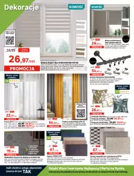 Gazetka promocyjna Leroy Merlin - Wszystko do ogrodu - Gazetka - ważna od 23.06 do 23.06.2021 - strona 22 - produkty: Plafon, Ser, Głośnik, Kosz, Tera, Zasłona, Karnisz, Roleta, Firana, Poduszka, Lampa, Dywan, Lampa wisząca, Fa