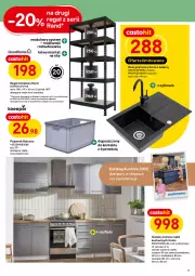 Gazetka promocyjna Castorama - Gazetka - ważna od 09.05 do 09.05.2023 - strona 13 - produkty: Beckers, Sok, Ser, Por, Gra, Rama, Zlew, Zestaw mebli kuchennych, Zlewozmywak, Pojemnik, Regał, Syfon, Astor, Regał metalowy, Fa