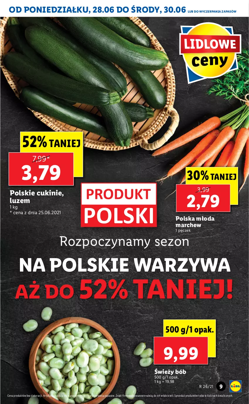 Gazetka promocyjna Lidl - GAZETKA - ważna 28.06 do 30.06.2021 - strona 9 - produkty: Warzywa