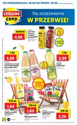 Gazetka promocyjna Lidl - GAZETKA - Gazetka - ważna od 30.06 do 30.06.2021 - strona 14 - produkty: Sok, Mus, Lemoniada, Ogórek, Napój gazowany, Radler, Tymbark, Limonka, Bazyl, Arbuz, Grill, Mango, Napój, Mięta, Napój musujący, HP