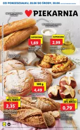 Gazetka promocyjna Lidl - GAZETKA - Gazetka - ważna od 30.06 do 30.06.2021 - strona 20 - produkty: Piec, Focaccia, Bagietka, Chleb, Bułka