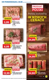 Gazetka promocyjna Lidl - GAZETKA - Gazetka - ważna od 30.06 do 30.06.2021 - strona 23 - produkty: Kurczak, Polędwica, Mięso mielone, Wieprzowina, Boczek bez kości, Boczek, Wołowina, Mięso