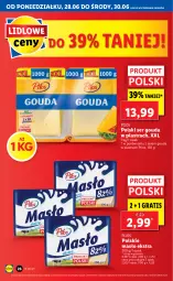 Gazetka promocyjna Lidl - GAZETKA - Gazetka - ważna od 30.06 do 30.06.2021 - strona 26 - produkty: Ser, Por, Gra, Pilos, Gouda, Masło