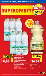 Gazetka promocyjna Lidl - GAZETKA - Gazetka - ważna od 30.06 do 30.06.2021 - strona 3 - produkty: Mus, Olej rzepakowy, Woda mineralna, Woda, Obraz, Olej, Magnez