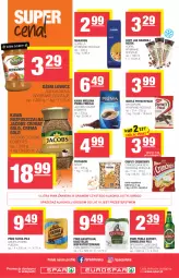 Gazetka promocyjna Spar - Eurospar - Gazetka - ważna od 22.06 do 22.06.2021 - strona 3 - produkty: Piwo, Lubella, Makaron, Por, Kasztelan, Bell, Dr Gerard, Chipsy, Kawa mielona, Kawa, Dżem, Wafle, Tatra, Lody, Perła, Carlsberg, Prima, Lorenz, Bella, Jacobs