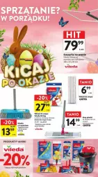 Gazetka promocyjna Intermarche - Gazetka - ważna od 20.03 do 20.03.2024 - strona 39 - produkty: Teleskop, Mop, Kije, Vileda, Wkład do mopa, Suszarka, Suszarka na pranie, Miotła