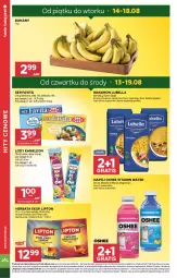 Gazetka promocyjna Stokrotka - Supermarket - Gazetka - ważna od 19.08 do 19.08.2026 - strona 6 - produkty: Lubella, Banany, Makaron, Warzywa, Ser, Gra, Favita, Bell, Mlekovita, Lody, Leon, Optima, Lipton, Spaghetti, Eleo, Oshee, Owoce, Bella, Herbata, Napój, Mięso, Hortex, Mleko, Fa