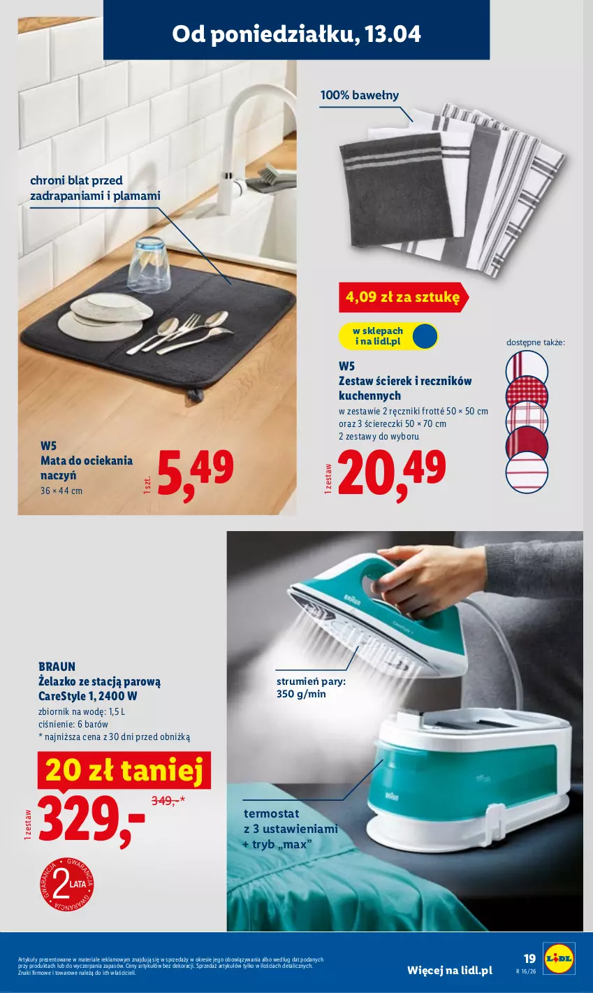 Gazetka promocyjna Lidl - Katalog ważny od 13.04 - ważna 13.04 do 18.04.2026 - strona 19 - produkty: Braun, Ręcznik, Rum, Termos