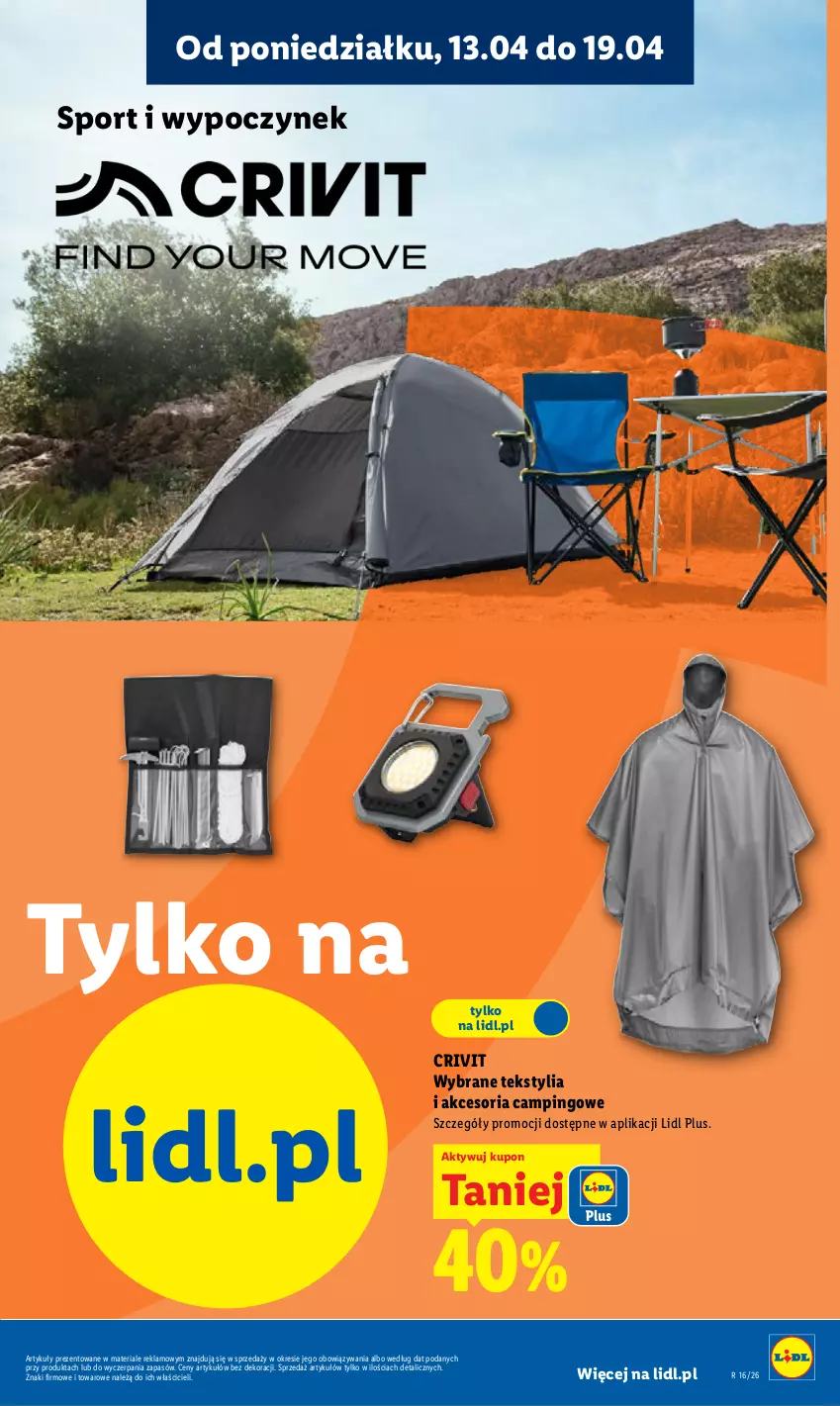 Gazetka promocyjna Lidl - Katalog ważny od 13.04 - ważna 13.04 do 18.04.2026 - strona 27 - produkty: Por, Sport
